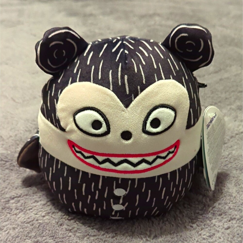 Squishmallows Disney The Nightmare Before Christmas Vampire Teddy NWT Plush 2024